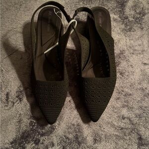Anne Klein Elegant Black Women's Slingback Shoes